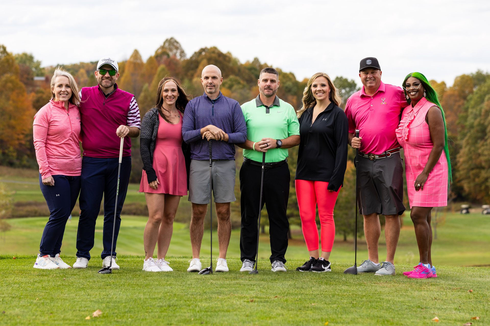 The administrative team of the golf course